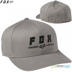 FOX šiltovka Tread Lightly flex fit hat, šedá