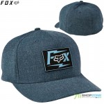 FOX šiltovka Pushin Dirt flexfit hat, tmavo modrá