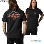 FOX tričko Hero Dirt ss Premium tee, čierna