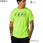 FOX tričko Pinnacle ss Tech tee, neon žltá