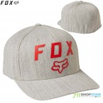 FOX šiltovka Number 2 flexfit 2.0 hat, šedý melír