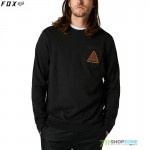 Oblečenie - Pánske, FOX Shinbone crew fleece black, čierna