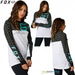 Oblečenie - Dámske, FOX dámske tričko s dlhým rukávom Skew LS top, biela