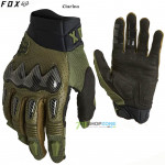 Moto oblečenie - Rukavice, FOX Bomber glove, olivovo zelená