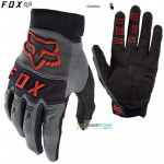 Moto oblečenie - Rukavice, FOX rukavice Dirtpaw CE glove 22, šedo červená