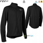 Cyklo oblečenie - Pánske, FOX cyklistická bunda Ranger Wind Jacket, čierna