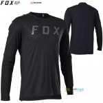 FOX cyklistický dres Flexair Pro LS jersey 22, čierna