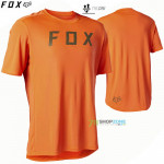 Cyklo oblečenie - Pánske, FOX cyklistický dres Ranger ss jersey Moth 22, neon oranžová