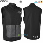 Cyklo oblečenie - Pánske, FOX cyklistická vesta Ranger Wind vest, čierna