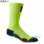 Cyklo oblečenie - Ponožky, FOX cyklistické ponožky 8" Ranger Cushion SE, neon žltá