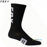 FOX cyklistické ponožky 8" Flexair Merino sock, čierna