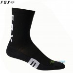 Cyklo oblečenie - Ponožky, FOX cyklistické ponožky 6" Flexair Merino sock II, čierna