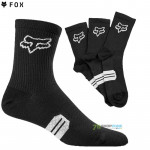 Cyklo oblečenie - Ponožky, FOX cyklistické ponožky 6" Ranger Prepack sock, čierna