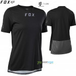FOX dámsky cyklistický dres Defend ss jersey 22, čierna