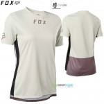 FOX dámsky cyklistický dres Defend ss jersey 22, krémová