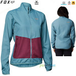 Cyklo oblečenie - Dámske, FOX dámska cyklistická bunda Ranger Wind jacket, mätovo zelená