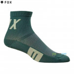 Cyklo oblečenie - Ponožky, FOX dámske cyklistické ponožky 4" Flexair Merino sock, tmavo zelená