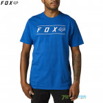 FOX tričko Pinnacle ss Premium tee, neon modrá