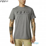FOX tričko Pinnacle ss Premium tee, šedý melír