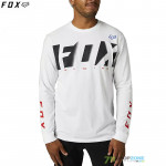 Oblečenie - Pánske, FOX tričko Rkane LS Premium tee, biela