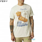 FOX tričko Replical ss Premium tee, krémovo biela