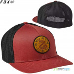 FOX šiltovka Going Pro flexfit hat, tehlovo červená