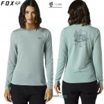 Oblečenie - Dámske, FOX dámske tričko Snipper LS Tech tee, eukalyptová