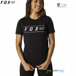 FOX dámske tričko Pinnacle ss Tech tee, čierna