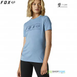 FOX dámske tričko Pinnacle ss Tech tee, modro šedá