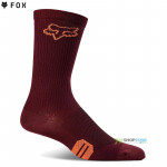 Cyklo oblečenie - Ponožky, FOX dámske cyklistické ponožky 8" Ranger sock, bordová