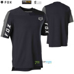 FOX cyklistický dres Defend Pro ss jersey V23, čierna