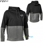 Cyklo oblečenie - Pánske, FOX cyklistická bunda/mikina Ranger WindblocR hoodie, čierna