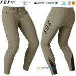 FOX cyklistické nohavice Flexair pant 22, army zelená