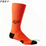 FOX cyklistické ponožky 10" Ranger sock, neon oranžová