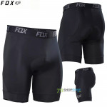 Cyklo oblečenie - Pánske, FOX cyklistické spodné šortky Tecbase Lite Liner, čierna
