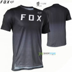 Cyklo oblečenie - Pánske, FOX cyklistický dres Flexair ss jersey 22, čierna