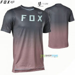 Cyklo oblečenie - Pánske, FOX cyklistický dres Flexair ss jersey 22, slivková
