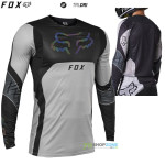 Moto oblečenie - Dresy, FOX motokrosový dres Flexair Ryaktr jersey, čierno šedá