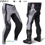 Moto oblečenie - Nohavice, FOX motokrosové nohavice Flexair Ryaktr pant, čierno šedá