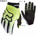 Moto oblečenie - Rukavice, FOX 180 Toxsyk glove, neon žltá