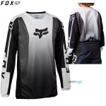 FOX detský motokrosový dres 180 Leed jersey, čierno biela
