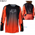 FOX detský motokrosový dres 180 Leed jersey, neon oranžová
