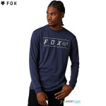 FOX tričko s dlhým rukávom Pinnacle LS Tech tee, tmavo modrá