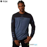 Oblečenie - Pánske, FOX tričko s dlhým rukávom Efekt LS tee, tmavo modrá
