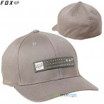 FOX šiltovka Know No Bounds flexfit hat, šedá