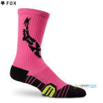 Cyklo oblečenie - Ponožky, FOX dámske cyklistické ponožky 8" Ranger Cushion sock Lunar, ružová
