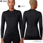 Moto oblečenie - Termo, Fox Tecbase Fire LS shirt dámske, čierna