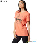 Oblečenie - Dámske, FOX dámske tričko Unlearned ss tee, lososová