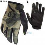FOX cyklistické rukavice Ranger glove, olivovo zelená