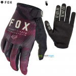FOX cyklistické rukavice Ranger glove, bordová